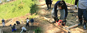 緑地工学実習2010 in鮫川村