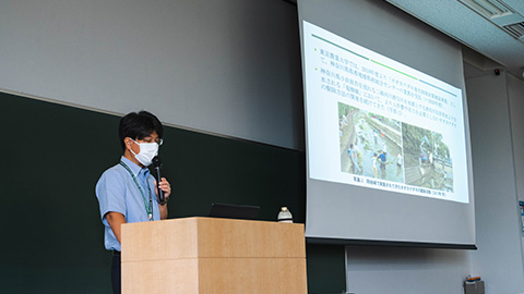 2022年8/6（土）東京農業大学オープンキャンパスの浅井俊光先生の模擬講義（録画） 外来種の駆除事例 ～農業用水路のオオカナダモ～