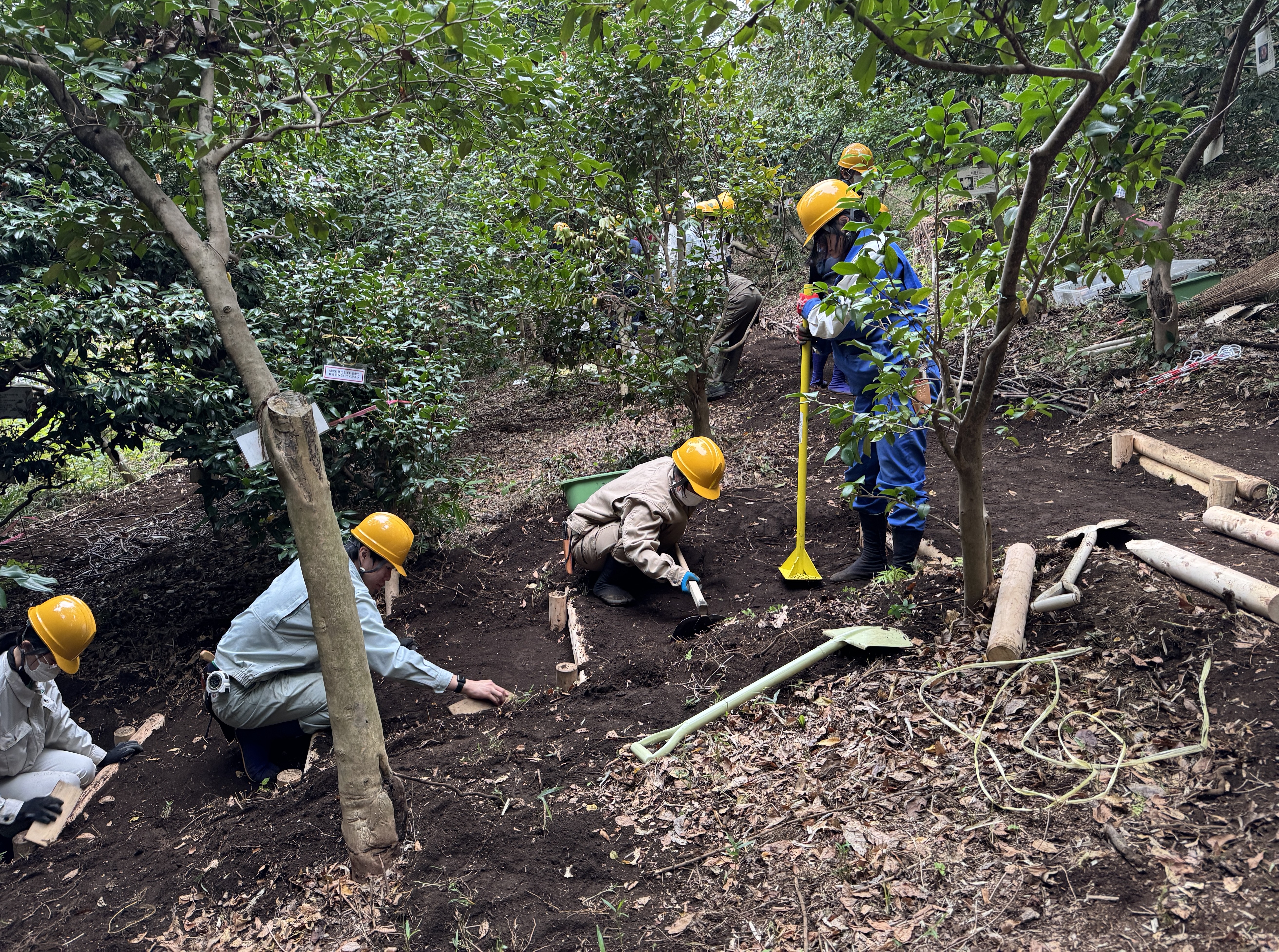 造園施工材料演習(2年後期)