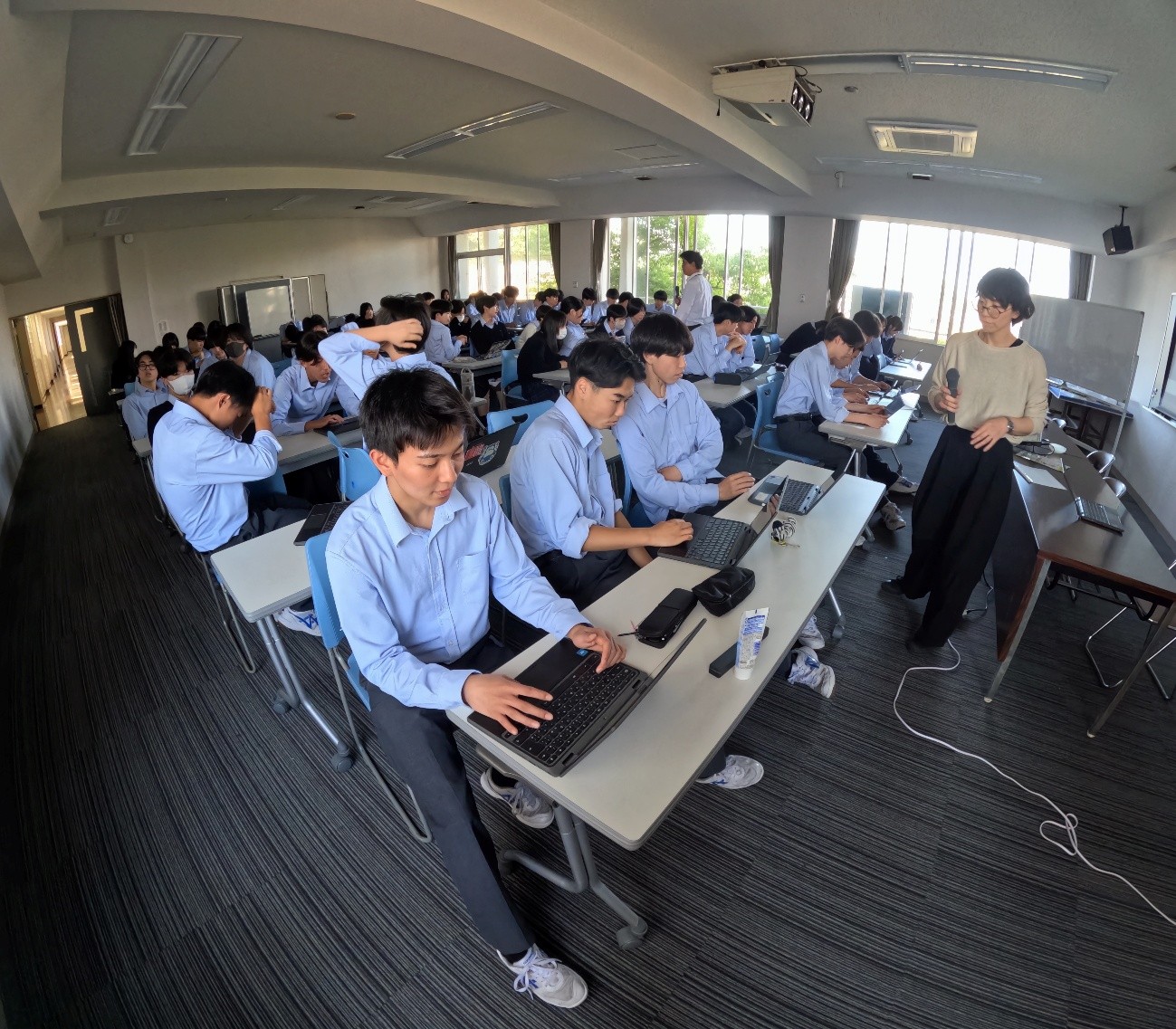 新潟青陵高校　様の活動紹介②：
新潟青陵高校様から「おにぎり探究」の活動紹介がありました！
