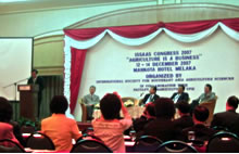 ISSAAS Congress 2007での発表風景1